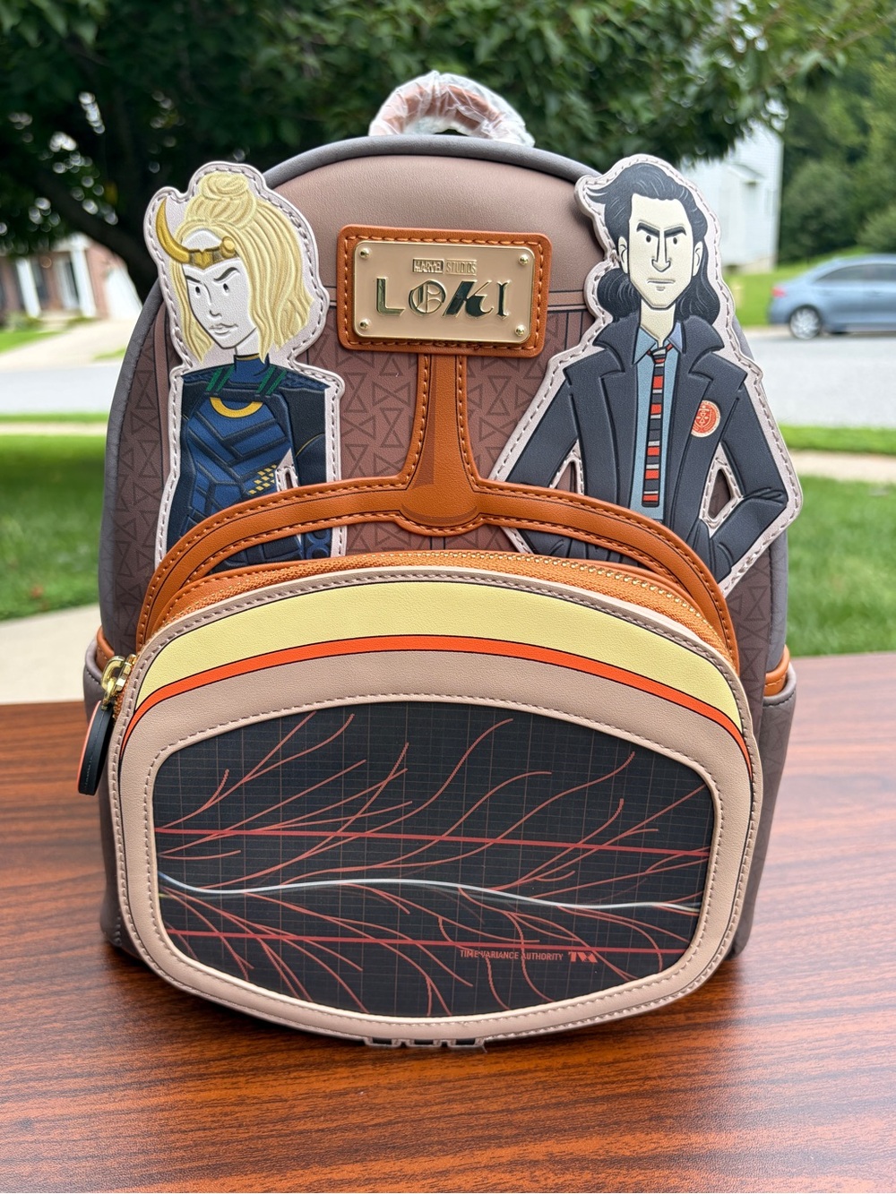 Loungefly Marvel Loki TVA Multiverse Lenticular Mini Backpack NWT
